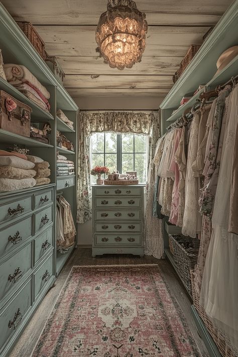 29 Tips for Organizing a Functional Dressing Room Vintage Nautical Bathroom, Cottage Staircase, Chic Dressing Room, Cottage Hallway, Cottage Entryway, Vintage Cottage Decor, Cottage Fireplace, Vintage Laundry Room, Dressing Room Ideas