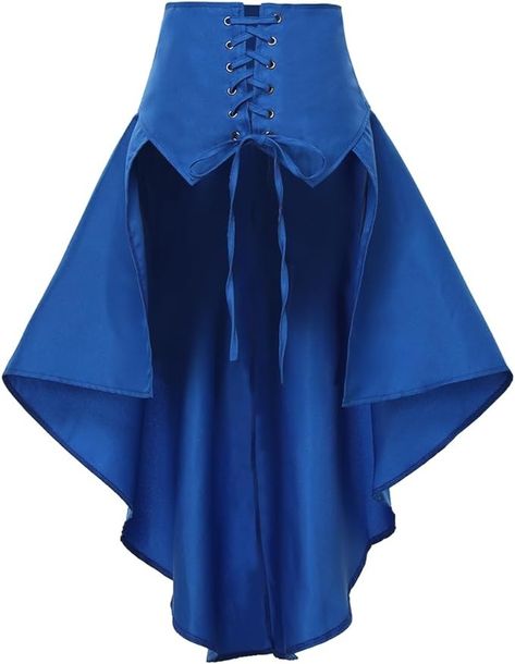 COSDREAMER Steampunk Women's Skirts Waist Belt for Women Ruffles Pirate Corset Costumes (Royal Blue, Medium) : Amazon.co.uk: Toys & Games Renfaire Outfit, Pirate Corset, Pirate Costume Diy, Steampunk Woman, Gangs Of New York, Pirate Outfit, Corset Costumes, Corset Outfit, Waist Corset