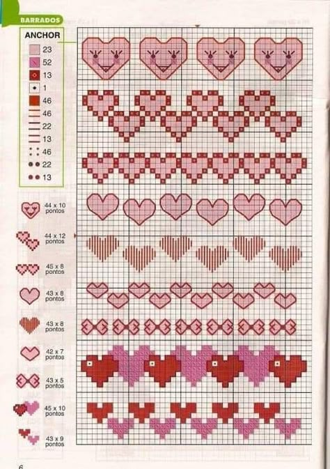 Cross Stitch Border Pattern, Bead Loom Designs, Tapestry Crochet Patterns, Pola Kristik, Bead Embroidery Patterns, Cross Stitch Heart, Pola Sulam, Cross Stitch Borders, Loom Bands