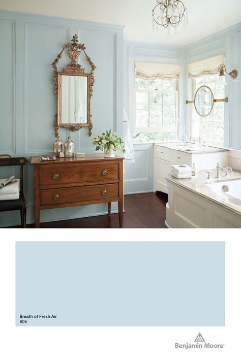 Kelly Moore Blue Paint Colors, Bm Blue Hydrangea, Water’s Edge Benjamin Moore, Benjamin Moore Morning Sky Blue, Bright And Early Benjamin Moore, Crystal Blue Benjamin Moore, Benjamin Moore Blue Gray Paint Colors Bathroom, Benjamin Moore Powder Blue, Perfect Light Blue Paint Color