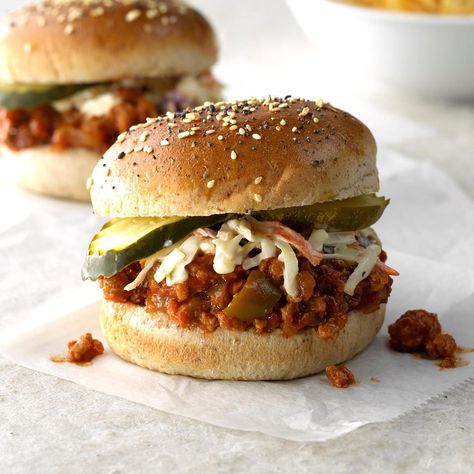 Sweet and Spicy Sloppy Joes Sweet Sloppy Joe Recipe, Spicy Sloppy Joe Recipe, Sweet Sloppy Joes, Spicy Sloppy Joes, Turkey Sloppy Joes Recipe, Turkey Sloppy Joes, Sloppy Joe Recipe, Cranberry Turkey, Slow Cooker Dinner Recipes