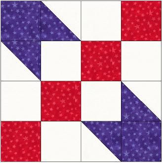 Road To Oklahoma Quilt, State Quilt Blocks, Block Quilt Ideas, Valor Quilts, Heart Quilts, Two Color Quilts, Flag Quilt, Quilt Blocks Patterns, Quilts Of Valor