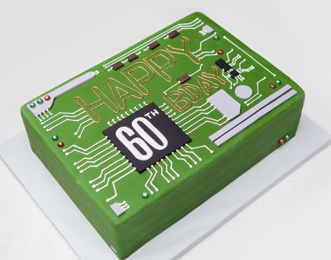 Computer Cake, Computer Theme, Cakes For Men, Be Merry, Boy Birthday Cake, Novelty Cakes, Fondant Cakes, Creative Cakes, Cake Inspiration