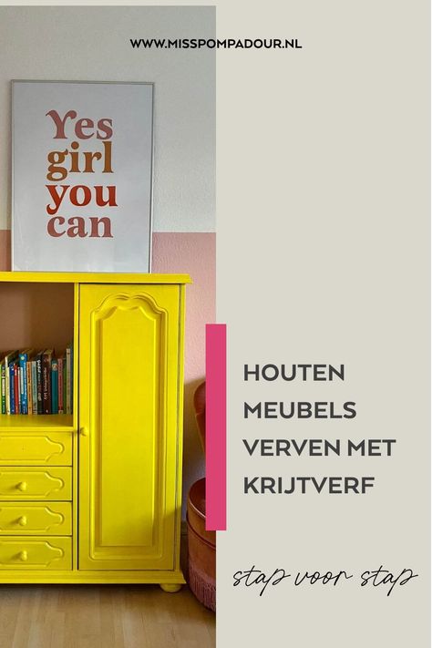 Stap-voor-stap instructie: hoe verf ik houten meubels netjes? Kast verven met krijtverf ❤ Inclusief video 》Ontdek hier tips van professionals! Upcycling Furniture, Upcycled Furniture, Van, Furniture, Upcycling