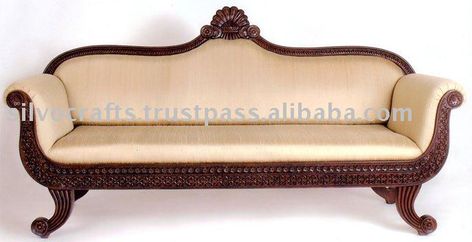 Rajasthani Sofa Design, Indian Sofa, Study Room Furniture, Bed Designs With Storage, Wooden Couch, Carved Sofa, Sofa Layout, Sofa Design Wood, Indian Living Room