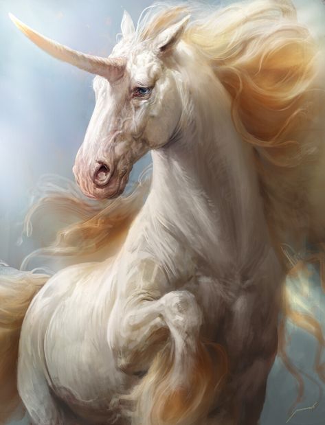 ArtStation - Unicorn Designs, Antonio J. Manzanedo Horse Mural, Unicorn Artwork, Unicorn Images, Unicorn Painting, Unicorn And Fairies, Unicorn Drawing, Unicorn Pictures, Fantasy Horses, Unicorn Horse