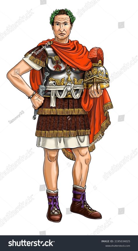 Roman Emperor Gaius Julius Caesar Drawing Stock Illustration 2195034025 | Shutterstock Julius Caesar Illustration, Julius Caesar Drawing, Emperor Illustration, Caesar Costume, Julius Caesar Costume, Gaius Julius Caesar, Roman Legion, Clothing Sketches, Julius Caesar