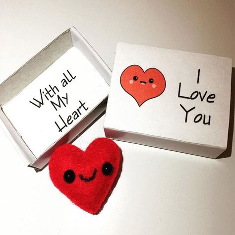 Father's Day Gifts Ideas, Small Diy Gifts, Surprise Gifts For Him, Matchbox Crafts, Thoughtful Gifts For Him, Romantic Gifts For Him, Bff Gifts Diy, Friends Diy, Cadeau Diy