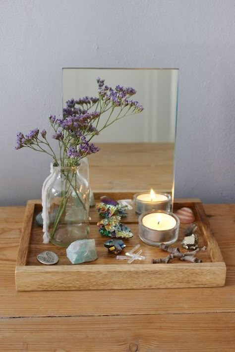 Creating a Personal Yoga Practice | HubPages Sala Zen, Home Yoga Room, Yoga Meditation Room, Meditation Room Decor, Meditation Corner, Meditation Rooms, Crystal Altar, Zen Room, Meditation Altar