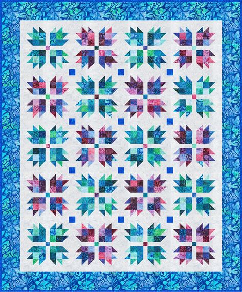 Bear Paw Roll Up Free Pattern: Robert Kaufman Fabric Company Bearpaw Quilt Pattern, Bear Claw Quilt Pattern, Bear Paws Quilt Pattern, Modern Bear Paw Quilt, Quilt Bear Paw, Japanese Quilt Patterns, Bear Paw Quilt, Paw Pattern, Free Pattern Download