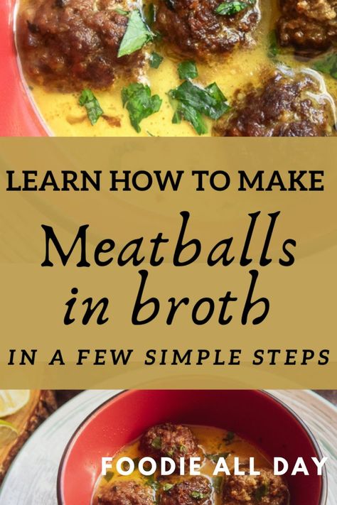 These meatballs are sitting in a bold, flavorful broth. Sweet, tangy, and spicy are the flavors of this golden comfort broth. The meatballs are perfectly seasoned and cooked to perfection giving you a tender, moist meatball. Learn how to make these in a few simple steps. Only one pan needed! Boiled Meatballs, Moist Meatballs, Easy Meatballs, How To Make Meatballs, Stock Recipes, Garlic Seeds, How To Cook Meatballs, Meatballs Easy, Broth Recipes