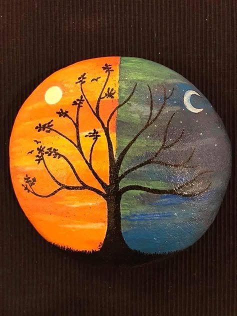 Easy Mandala Rock Art, Inspirational Rocks, Garden Rock Art, Acrylic Painting Ideas, Diy Rock Art, Painted Rock Animals, Rock Painting Ideas, Stone Art Painting, Painted Rocks Craft