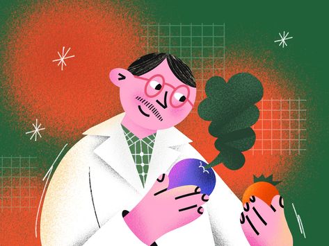 Scientist by Oleg Zodchiy on Dribbble Scientist Illustration, Article Illustration, Illustration Character, Blog Article, Illustration Character Design, Freelance Illustrator, Character Illustration, Creative Professional, Global Community