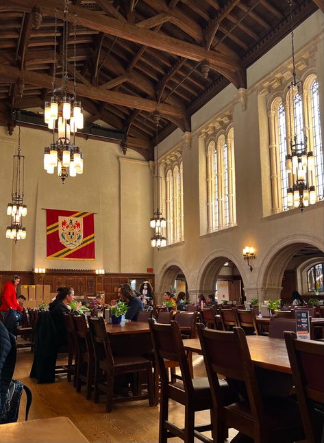 dark academia aesthetic Boarding School Cafeteria Aesthetic, Dark Academia School Cafeteria, Yale Dining Hall, Dark Boarding School Aesthetic, Dining Hall Aesthetic, Julliard School Aesthetic, University Dining Hall, School Dining Hall, Julliard School