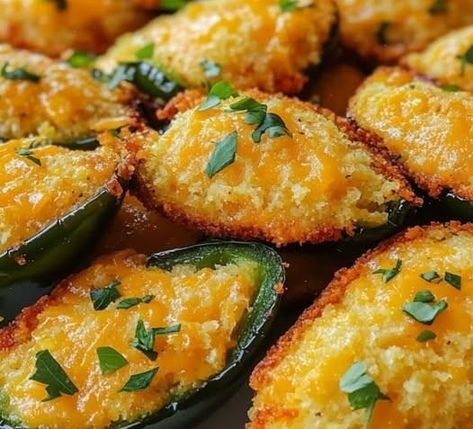 Jalapeño Cornbread Poppers, Cornbread Jalapeno Poppers, Jalapeno Cornbread Poppers, Chicken Alfredo Stuffed Shells, Unique Appetizers, Jalapeño Cornbread, Southern Cooking Recipes, Fat Burning Soup, Enchilada Casserole Recipes