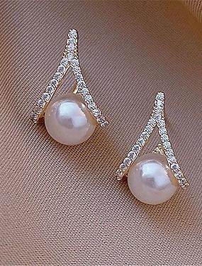 Weddings & Events | Refresh your wardrobe at an affordable price Glitter Stud Earrings, Romantic Earrings, Cheap Wedding Dresses Online, Cheap Earrings, Dresses Formal Elegant, Jewelry Boutique, Lace Bridal Gown, Online Wedding Dress, Pearl Stud Earrings