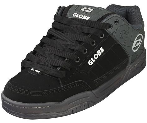 Globe Mens Nubuck Skate Tilt Black Night SilverTrainers Silver Trainers, Black Night, Fresh Shoes, Blackest Night, Skate Shoe, Sneakers Men Fashion, Shoes Trainers, Skate Shoes, Sneaker Head