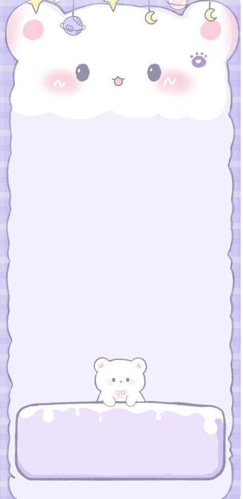 Pastel Lilac Wallpaper, Kawaii Purple Wallpaper, Pinky Wallpaper, Wallpapers Girl, Light Purple Wallpaper, Homescreen Iphone, Hello Kitty Iphone Wallpaper, White Bear, Dreamy Art