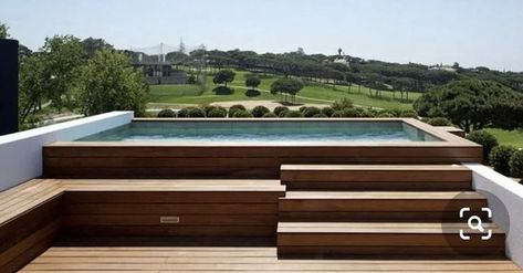 Piscina Interior, Pool Hacks, Rooftop Design, Rooftop Terrace Design, Small Pool Design, Jacuzzi Outdoor, Inground Pool, Above Ground Swimming Pools, Small Pools