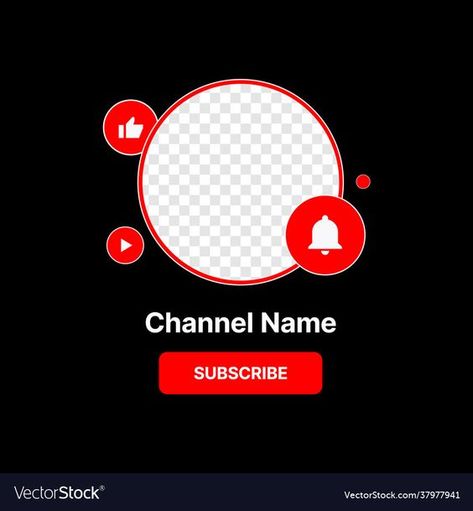 Logo Of Social Media Apps, Islamic Channel Logo, Youtube Logo Icons, Youtube Frame, Subscribe Button Png, Youtube Poster, Channel Profile, Youtube Channel Logo, Banner Template Photoshop