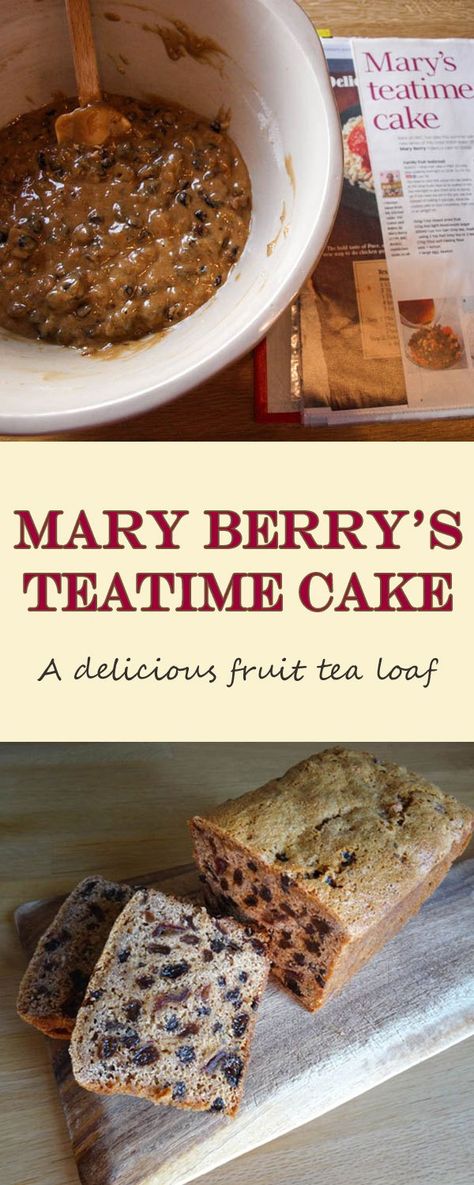 Loaf Ideas, Fruit Cake Loaf, Tea Loaf, Cake Loaf, Mary Berry Recipe, Berry Recipes, Loaf Cake Recipes, Cake Rolls, Tea Bread