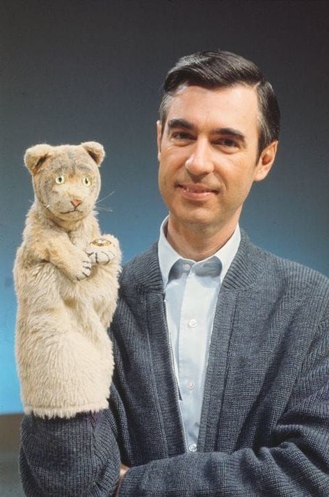 Mr. Rogers & puppet Daniel Tiger....love this man! ♥️ Mister Rogers Neighborhood, Fred Rogers, Daniel Tiger, Epic Movie, Mr Rogers, Hd Movies, New Movies, Movies Online, Full Movies