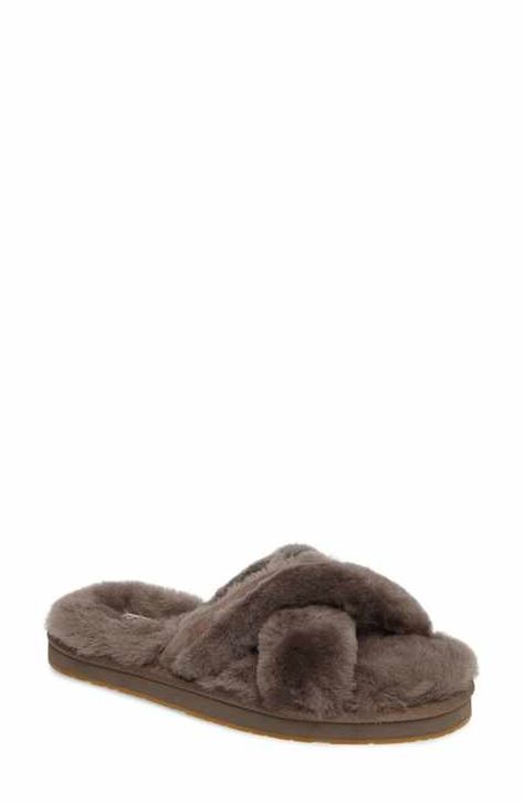 UGG Abela Genuine Shearling Flip Flop (Women) Boots Nordstrom, Womens Ugg Boots, Sandals Flats, Heeled Sandals, Slide Slipper, New Trends, Ugg Boots, Flip Flop, Women's Sandals