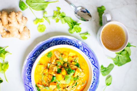 The Best Way To Freeze Soups & Chilis For Later | Elizabeth Rider Korma Sauce, Curry Soup Recipes, Chicken Curry Soup, Vegan Slow Cooker Recipes, Vegan Slow Cooker, Curry Soup, Turkey Soup, Coconut Chicken, Coconut Curry Chicken