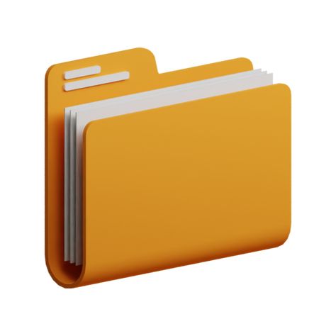 3D render icon yellow folder illustration Folder Illustration, Box Emoji, Yellow Folder, Folder Icon, Wallpaper Laptop, 3d Icons, Digital Video, Stencil Art, 3d Render