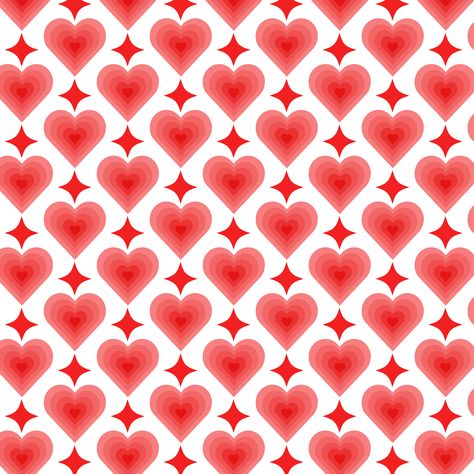 Heart shape pattern design Repeating Heart Pattern, Heart Fabric Pattern, Hearts Graphic Design, Luv Letter, Sticker Making, Heart Vector, About Heart, Night Illustration, Valentines Patterns