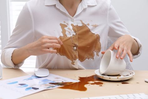 How To Get Coffee Stains Out Of Clothes Remove Makeup Stains, Coffee Stain Removal, Breakfast Party Foods, Easy Dinner Casseroles, Powder Laundry Detergent, Coffee Stain, Stain On Clothes, Breakfast Party, Spilled Coffee