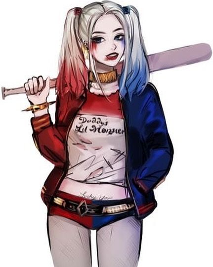 Harley Quinn on Instagram: “💙💙💙💙 • • • • • • • • • • • • • • • • • • • • • • • • • • • • • • • • • #harleyquinn #harleenquinzel #joker #jokerandharley #jarley #madlove…” Harley Quinn Disfraz, Arley Queen, Joker Y Harley Quinn, Harley And Joker Love, Queen Drawing, Harley Quinn Drawing, Harley Quinn Quotes, Harley Quinn Artwork, Harley Quinn Comic