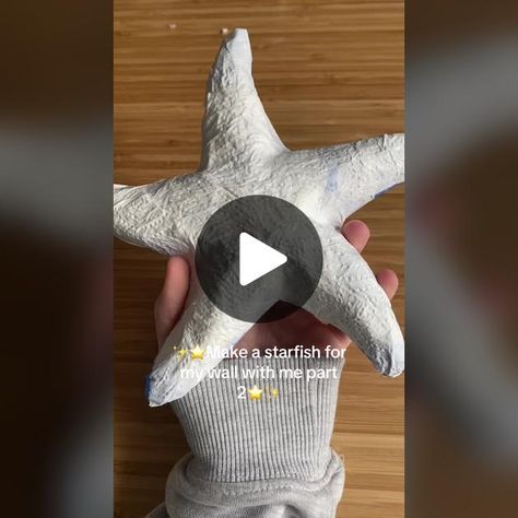 TikTok · vuwbxz Paper Mache Starfish, Cardboard Starfish, Hawaii Decor, Starfish Craft, Summer Wallpapers, Cute Summer Wallpapers, Cardboard Painting, Stella Marina, Sea Decor