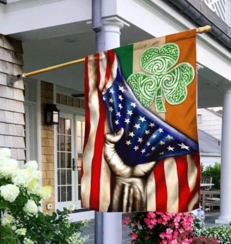 Saint Patrick's Day Flags For Brightening Up Indoor And Outdoor Spaces Christian Flag, House Flag Pole, Housewarming Decorations, Independence Day Flag, Cross Flag, Unique Flags, 4th Of July Decorations, Jesus Christus, American Patriot