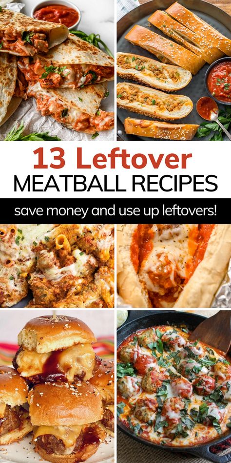 Frozen Meatball Lunch Ideas, Meatball Sandwich Ideas, Meatball Wraps Recipes, Leftover Turkey Meatballs, Recipes For Leftover Meatballs, Uses For Meatballs, Leftover Bbq Meatballs What To Do With, Ways To Use Meatballs, Meatball Leftover Ideas