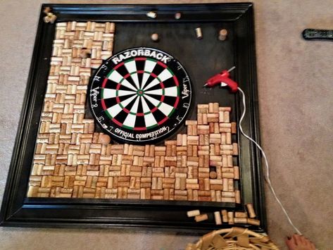 #basementremodel #basementguide #basement Cork Dartboard, Building A Basement, Bedroom Basement, Basement Bar Designs, Game Room Basement, Man Cave Basement, Game Room Bar, Diy Basement, Bar Basement