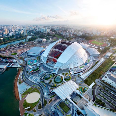 Dp Architects, Stadium Architecture, Dome Structure, Stadium Design, Soccer Stadium, Kengo Kuma, National Stadium, Sports Complex, Roof Structure