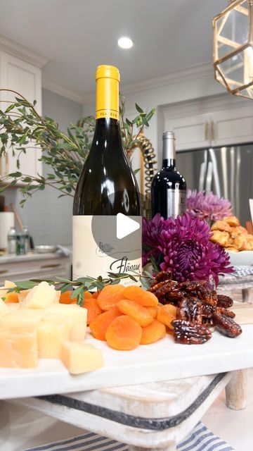 @petitefetetable on Instagram: "Here is the recipe for your perfect date night!

Here’s how I did my pairings to host the perfect wine tasting.  This formula will work for hosting any situation.  I started with 3 wines that I selected with the help of my local wine store.  My husband is a wine connoisseur so I wanted to select a few that we hadn’t tried before.  First, 
Champagne + Crispy Snacks ( I served Ferrari Perle with salty crispy plantain chips.)

Chardonnay + Cleese ( I served Flaneur Chardonnay with dried apricots, cheese and nuts

Cabernet Sauvignon + bread and cheese (I served Ehlers Estate Cabernet Sauvignon with crostini and cured meats.

Next, add the decor and vibes. I created a station for each wine pairing, added flowers, pretty napkins, candles, and small plates.  Finall Pretty Napkins, Crispy Snacks, Plantain Chips, Perfect Date Night, Flowers Pretty, Wine Connoisseur, Wine Store, Dried Apricots, Cured Meats