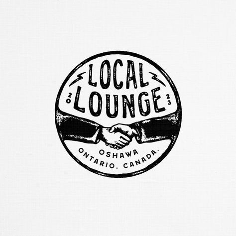 Grungy rustic badge logo for best local lounge on oshawa Grunge Logo, Rustic Logo Design, Rustic Logo, Hipster Logo, Rustic Bar, Beer Tap, Beer Logo, Bar Logo, Badge Logo