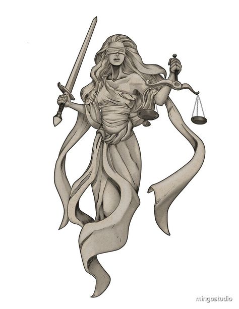 Nemesis Tattoo, Justice Tattoo, Goddess Of Justice, Libra Art, Libra Tattoo, God Tattoos, Lady Justice, Mythology Tattoos, Greek Tattoos