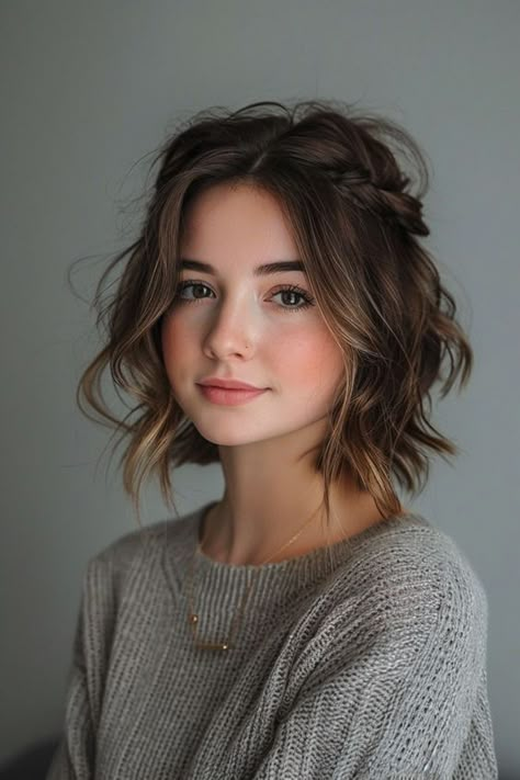 Modern Short Hairstyles, Medium Length Hair With Layers, Shoulder Length Hair Cuts, Feeling Confident, Shoulder Length Hair, Medium Length Hair Cuts, Hair Transformation, Short Hairstyles For Women, Layered Hair