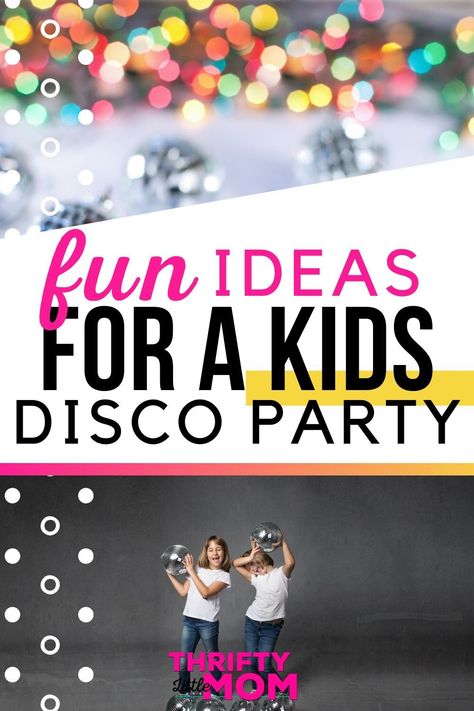 Dance Club Birthday Party Ideas, Dance Theme Party Ideas, Dance Party Sleepover, 2nd Birthday Dance Theme, 2nd Birthday Disco Theme, Disco Themed Games, Disco Games Party, Dancing With The Stars Birthday Party, Disco Theme Party Games