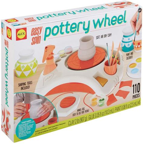 Kids Art And Craft, Alex Toys, Pottery Store, Studio Artist, Princess Gifts, Baby Equipment, Clay Paint, Craft Activity, Pottery Wheel