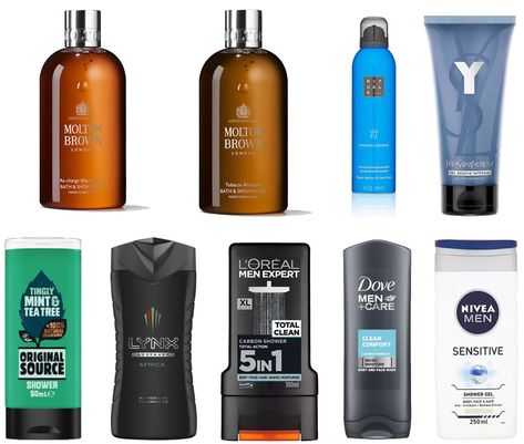 The best men's body wash and shower gels Men Body Wash Shower Gel, Best Body Wash For Men, Mens Shower Products, Best Mens Body Wash, Mens Shower Routine, Men’s Body Wash, Men Body Care Products, Shower Routine Men, Men Shower Routine