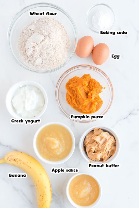 Doggie Birthday Cake ingredients Diy Cake For Dogs, Edible Dog Cake Recipe, Dog Birthday Cake Pumpkin Peanut Butter, Diy Puppy Cake, Dog Birthday Cakes For Dogs, Dog Birthday Cake Blueberry, Pet Cakes For Dogs, Dog Friendly Birthday Cake Recipes, Dog Birthday Cake Banana