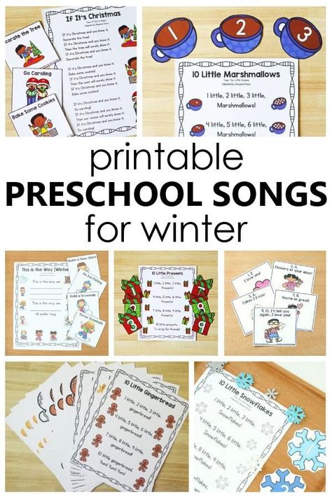 Includes over 20 songs for preschoolers and kindergarteners! Free printable preschool songs and YouTube songs to use during winter theme activities. Toddler Songs Circle Time, Winter Songs For Preschool, W Is For Winter, Preschool Circle Time Songs, Ocean Animals Preschool, Forest Animals Preschool, Preschool Reading Activities, Circle Time Activity, Online Homeschool Programs