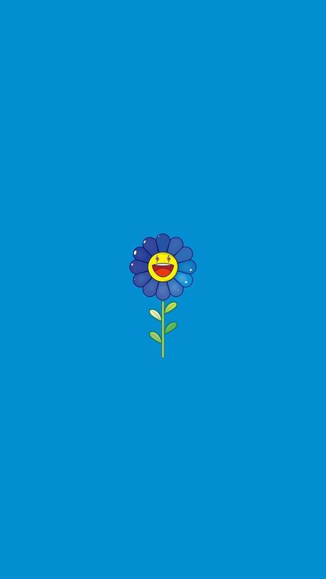 Takashi Murakami Flower Wallpaper Iphone, Takashi Murakami Flower Wallpaper, Murakami Flower Wallpaper, Takashi Murakami Flower, Murakami Flower, 90s Wallpaper, Kobe Bryant Wallpaper, Blue Wallpaper Iphone, Hippie Wallpaper