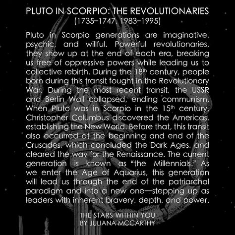 Scorpio Pluto Aesthetic, Pluto In Capricorn, Pluto Astrology, Scorpio Things, Scorpio Ascendant, Pluto In Scorpio, Magical Stuff, Birth Charts, Zodiac Things