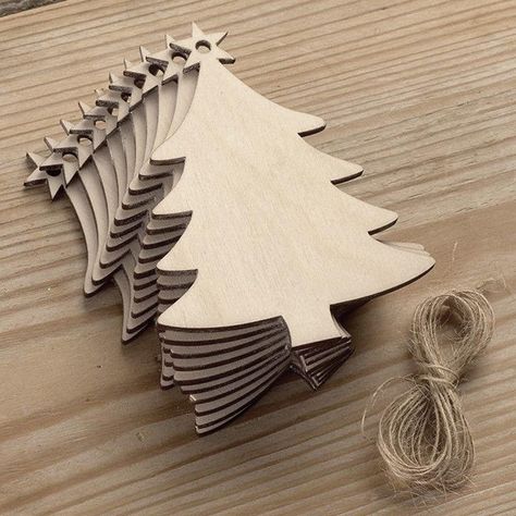 10Pcs Christmas Wood Chip Tree Ornaments , xiaomi bedside lamp, light pink decor, decorative light bulbs xmas treats, xmas crafts decorations, wood xmas #xmasdecor #xmasmarket #xmaspresents, christmas decorations, thanksgiving games for family fun, diy christmas decorations Diy Snowman Ornaments, Jul Diy, Penanda Buku, Wooden Christmas Tree Decorations, Wooden Christmas Decorations, Diy Christmas Tree Ornaments, Wooden Christmas Tree, Wood Christmas Tree, Kraf Diy