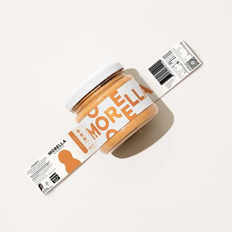 Branding • Instagram Sauce Jar Packaging, Canned Food Label Design, Butter Label Design, Butter Packaging Design, Jam Branding, Butter Branding, Sticker Branding, Jam Packaging, Butter Brands